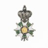 Miniature d’époque second empire, de l’ordre de la légion d’honneur.