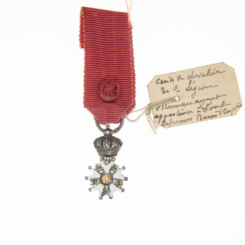 Médaille miniature d’officier de la légion d’honneur d'époque 1er Empire du 4eme type.