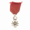 Miniature de la légion d'honneur avec diamants.
