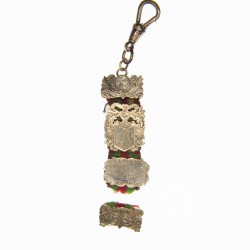 Jolie petites garnitures en or gravé « Union Etude - R MONNIER R Gand a l ch André Peppet - 4 Juin 1918 ».