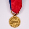 Médaille miniature d’officier de la médaille du travail 35 ans en or.