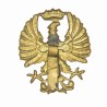 Espagne.  Rare insigne militaire de l’armée Espagnole ( 1936-1939), aigle sous couronne portant une croix rouge.