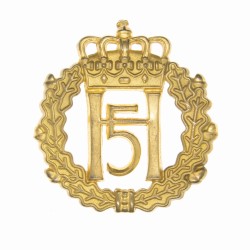 NORVEGE  Insigne de béret des forces de défense Norvégiennes pour le Roi Harald V.