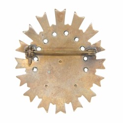 Roumanie. étoiles de l'ordre de la défense de l'ordre social et de l'état (Securitate) du troisième modèle