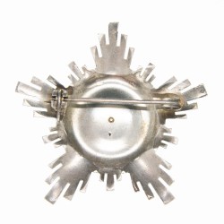 Roumanie. Plaque de l'Étoile de la République socialiste de Roumanie de 4e classe.