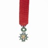 Légion d'honneur, médaille d’époque 3eme république en miniature avec diamants.