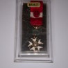 Médaille de commandeur de la légion d’honneur en miniature.