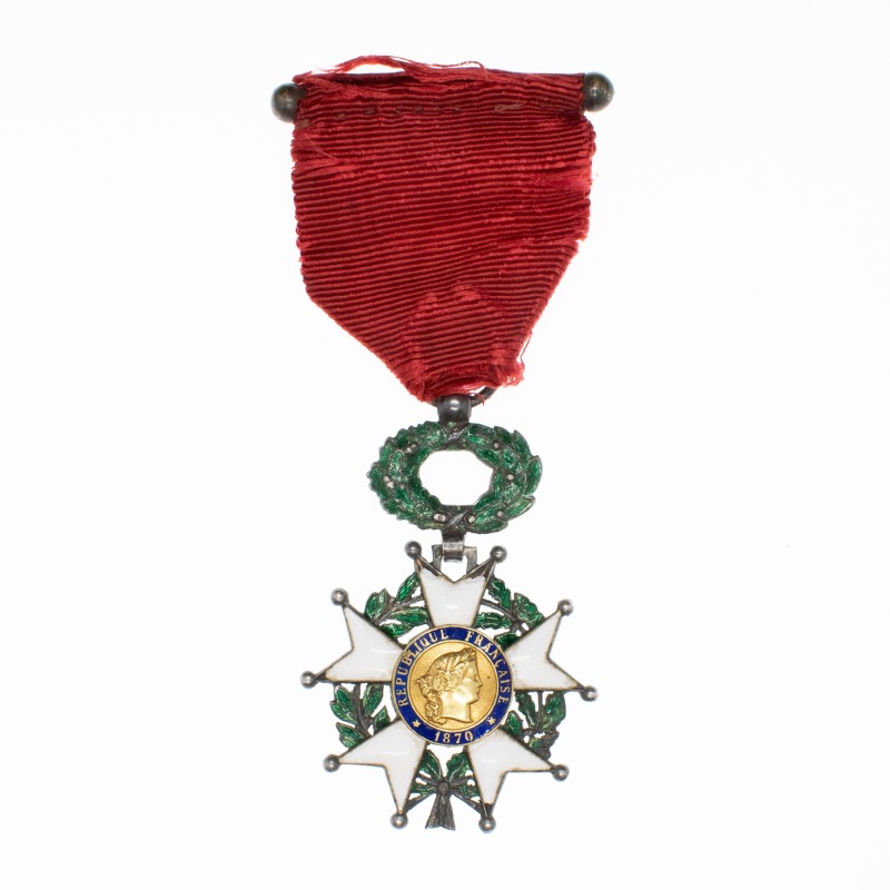 Légion d’honneur 3eme République, médaille de chevalier.