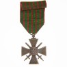Médaille de la Croix de Guerre 1914-1918. Ruban avec Palmes et étoile .
