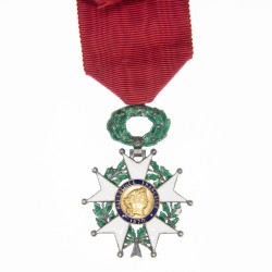 Légion d’honneur 3eme République, médaille de chevalier.  Ruban.
