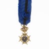 BELGIQUE. Ordre de Léopold II, médaille miniature.