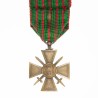 Croix de guerre 1914-1917 en bronze. Ruban.