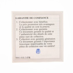 Une médaille en or 14 K (585 °/°°) à l'effigie de la Liberté. Série " Les piliers de la République ".