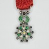 Médaille miniature de la légion d’honneur avec diamants, époque IIIeme république.