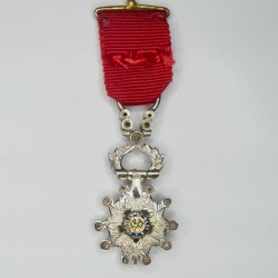 Miniature Medal of the Legion of Honour with diamonds, third republic era.