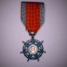 Rare luxury medal of social merit with diamonds.