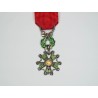 Médaille de luxe de la légion d'honneur avec diamant en miniature.