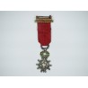 Beautiful medal of the Legion of Honor in reduction with diamond and emeralds.