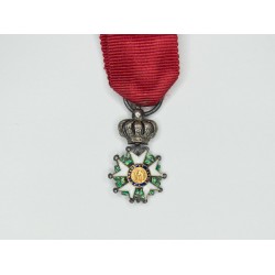 Rare miniature medal of the Second Empire Legion of Honor.