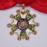 Medal of the Legion of Honor in gold and diamond, with lady ribbon.