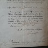 Lettre de service. Document Militaire par lequel le Maréchal Gouvion St-cyr ministre secrétaire d’état de la guerre.