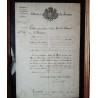 Lettre de service. Document Militaire par lequel le Maréchal Gouvion St-cyr ministre secrétaire d’état de la guerre.