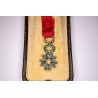 Rare medal of officer of the Legion of Honor in miniature with diamonds.