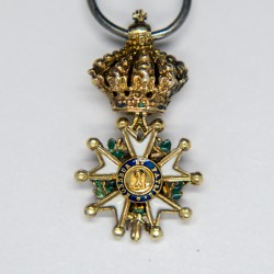 Rare médaille miniature de la légion d’honneur d’époque 2nd empire, des cent-gardes