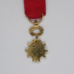 Médaille miniature uniface d’officier de la légion d’honneur.