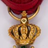 Belle médaille en demi-taille, d'officier de la légion d’honneur en or, 1er Empire, 4eme type, modifié sous la restauration.