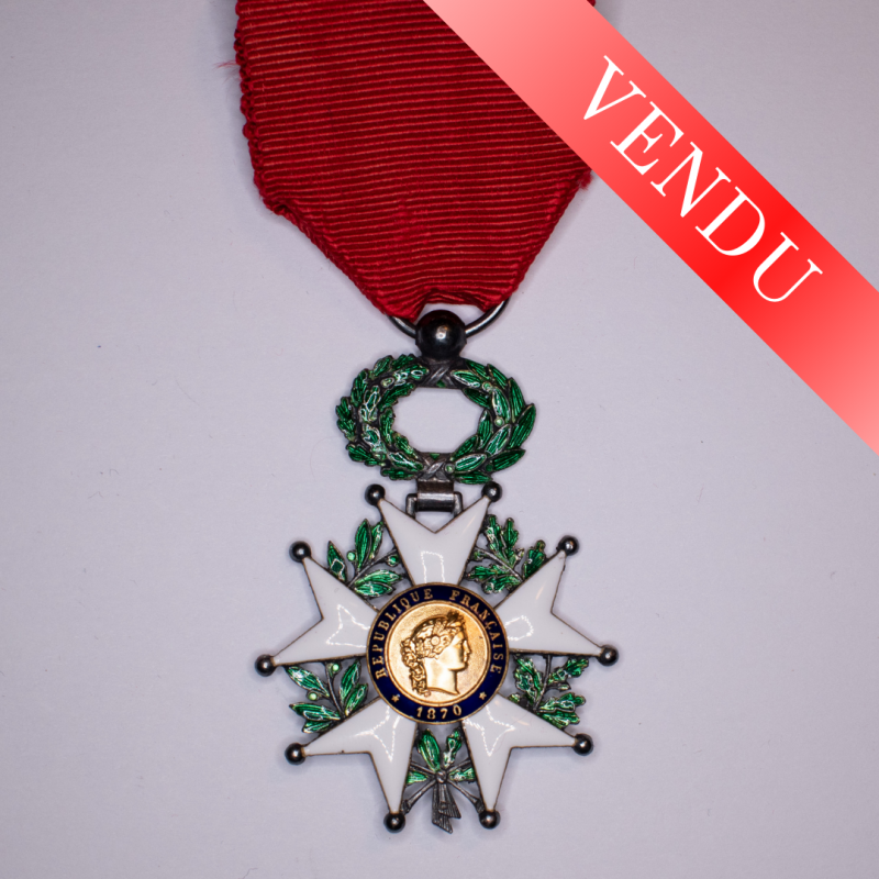 Medal of the Legion of Honour of the third republic.