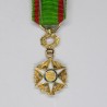 Belle médaille d'officier du mérite agricole. En or et émail.