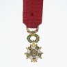 Très belle médaille miniature en or de l’ordre de la légion d’honneur d’époque 3eme république