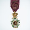 Médaille d’officier de l’ordre de Léopold à titre militaire en Or