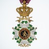 Médaille d’officier de l’ordre de Léopold à titre militaire en Or