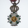 Belgique. Médaille miniature de l’ordre de Léopold.