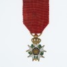 Médaille miniature de l’ordre de la légion d’honneur d’époque second empire en or.