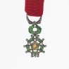 Médaille miniature de la légion d'honneur sertie de brillants.