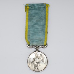 Belle médaille de Crimée en argent, avec 4 barrettes dont « Alma » « Baclava » « Inkermann » « Sebastopol »