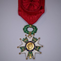 Médaille d’officier de la légion d’honneur en or. Epoque IIIeme république.