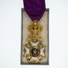 BELGIQUE. Médaille d’officier de l’ordre de Léopold, à titre militaire.