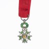 Ordre de la légion d’honneur, médaille miniature. Centres en or.