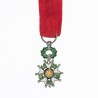 Ordre de la légion d’honneur, médaille miniature. Centres en or.